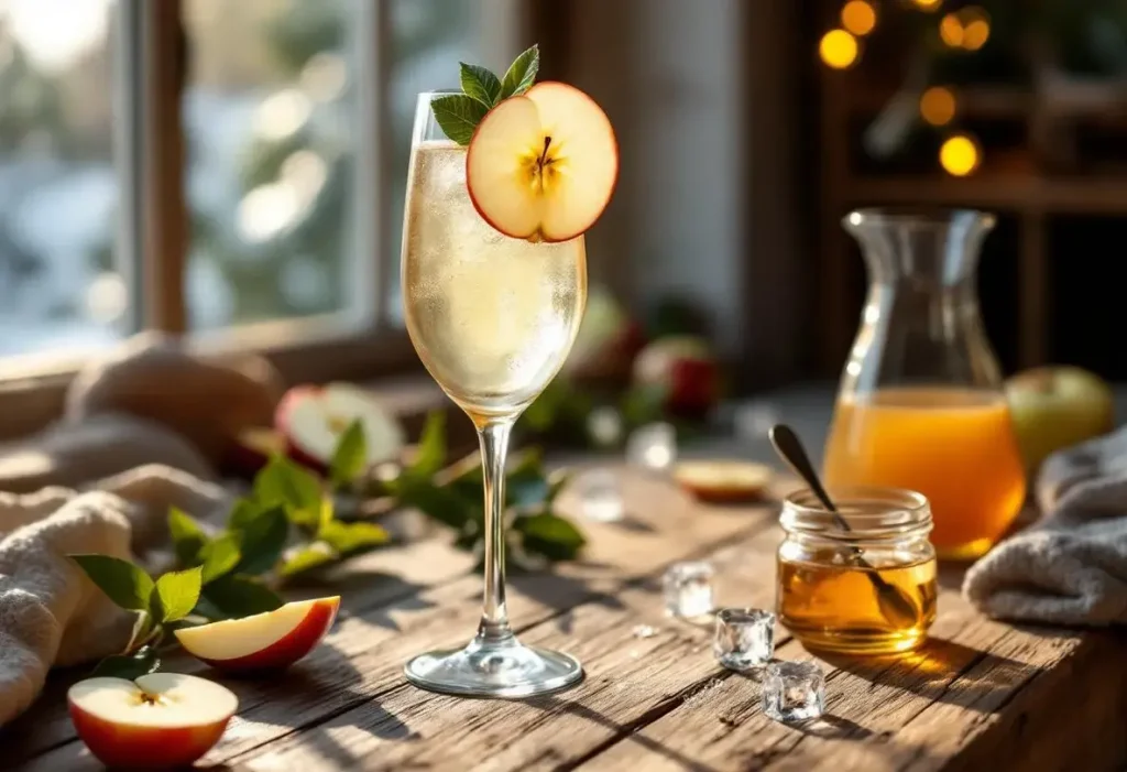 Le mélange pomme et laurier infusé au prosecco qui réinvente l’apéritif d’hiver