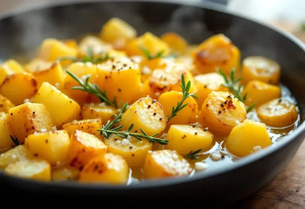 Ajoutez-le aux pommes de terre pendant la cuisson, elles seront encore plus savoureuses, parfumées et ultra fondantes