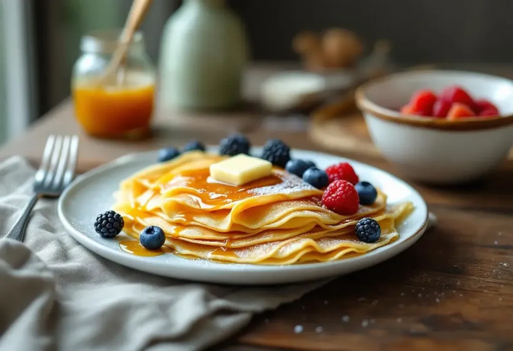 La recette ultra facile de crêpes bien moelleuses qu'on refait toute l'année pour un goûter réconfortant